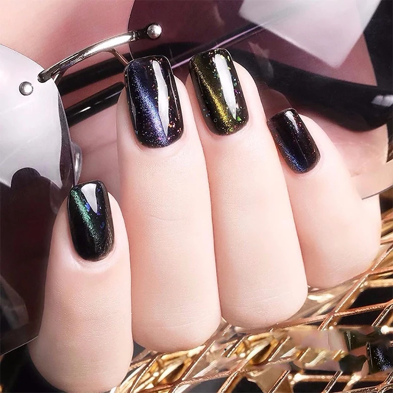 Лак для ногтей с эффектом кошачий глаз Длительное Действие без раздражающего