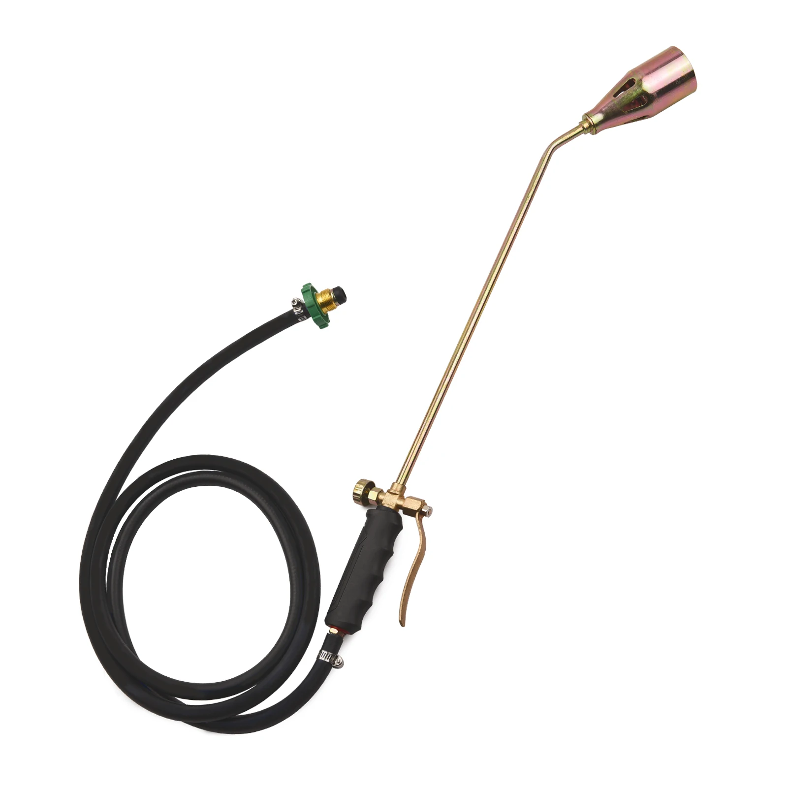 Горелка для удаления сорняков с шлангом 6 футов 3 сопла таяния льда снега газона