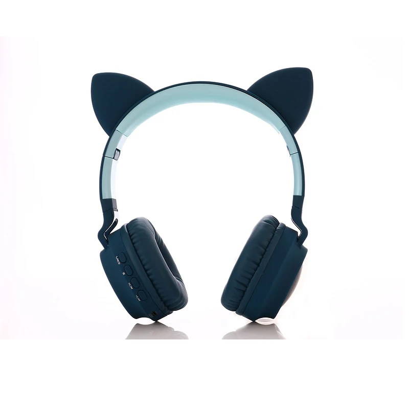 Новые наушники с Bluetooth 5 0 розовые Kawaii Cat Беспроводная портативная Спортивная мини