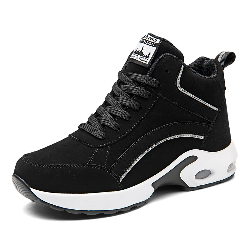 

Autumn Winter Sport Shoes 2021 Women Tennis Lace-up Vulcanized Suede Thick Sole Ladies Dance Shoes Female New Fashon