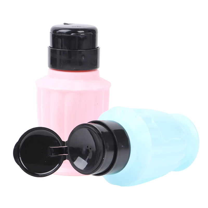 

250ML Refillable Bottles Nail Art Pump Dispenser Empty Bottle Gel Cleaner Liquid Container Storage Manicure Tool