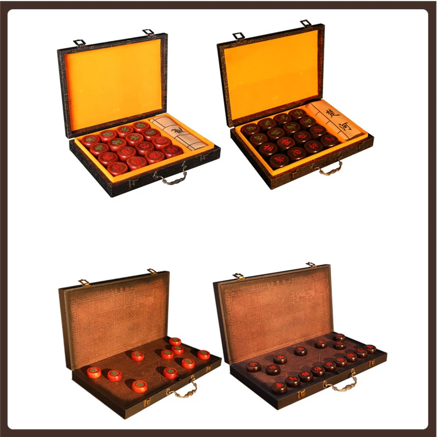 

High Quality Luxury Chinese Chess Portable Tournament Chinese Chess Board Games For Adults Luxury Juego De Mesa Board Games