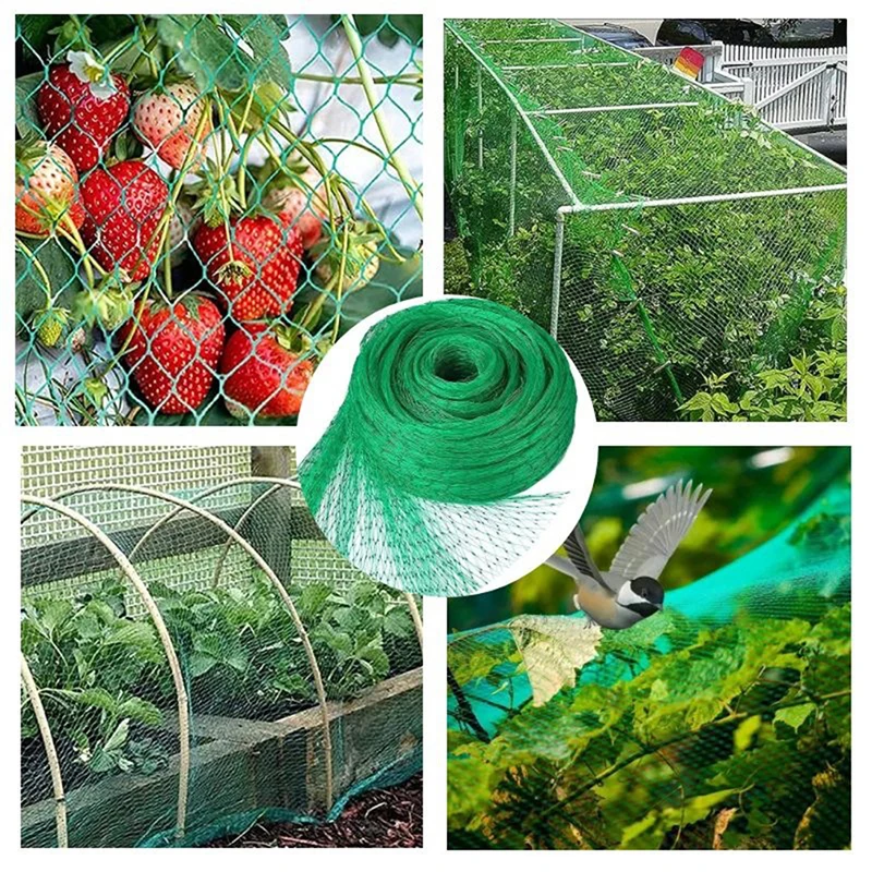 

Extra Strong Anti Bird Netting Garden Allotment Doesn't Tangle And Reusable Lasting Protection Against Birds Deer