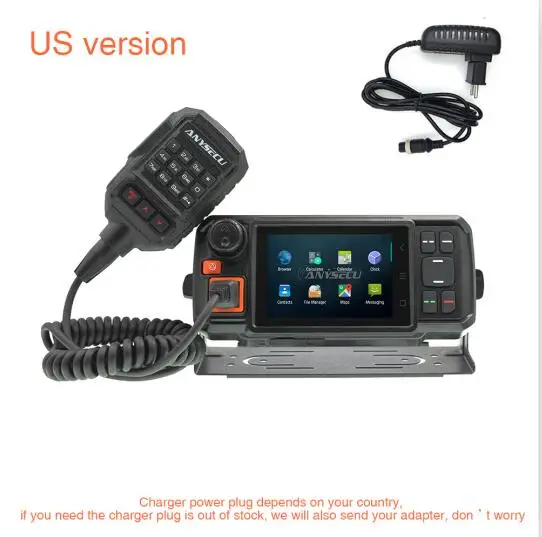 US version-charger 4G-W2Plus 4G LTE сеть Радио Android 7,0 WCDMA GSM woki toki с функцией Wi-Fi SOS работа с Real-ptt/Zello - Цвет: US version-charger