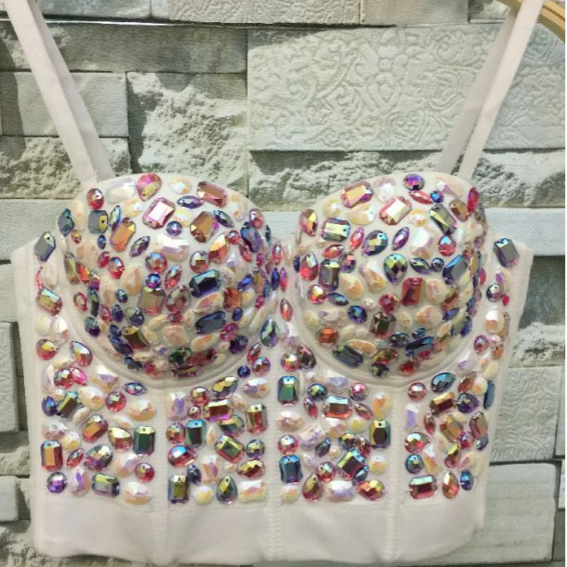 DEAT 2021 новый летний модный Повседневный сексуальный тонкий жилет с бусинами на