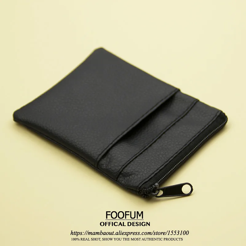 

2019 New Fashion Pu Leather Cheap Coin Purse Women Men Small Mini Short Wallet Bags Change Little Key Card Holder Black Business