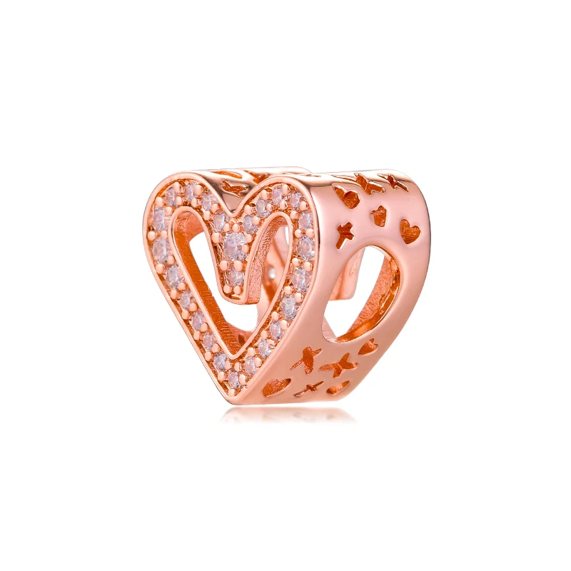 Шармы подвески CKK All My Heart 925 оригинальные подходят для браслета Pandora бусины из