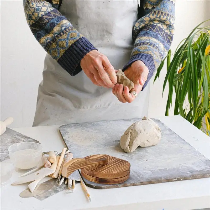 

1Pc Wooden Dumpling Maker Wrapper Round Pastry Dough Cutter Kitchen Accessory