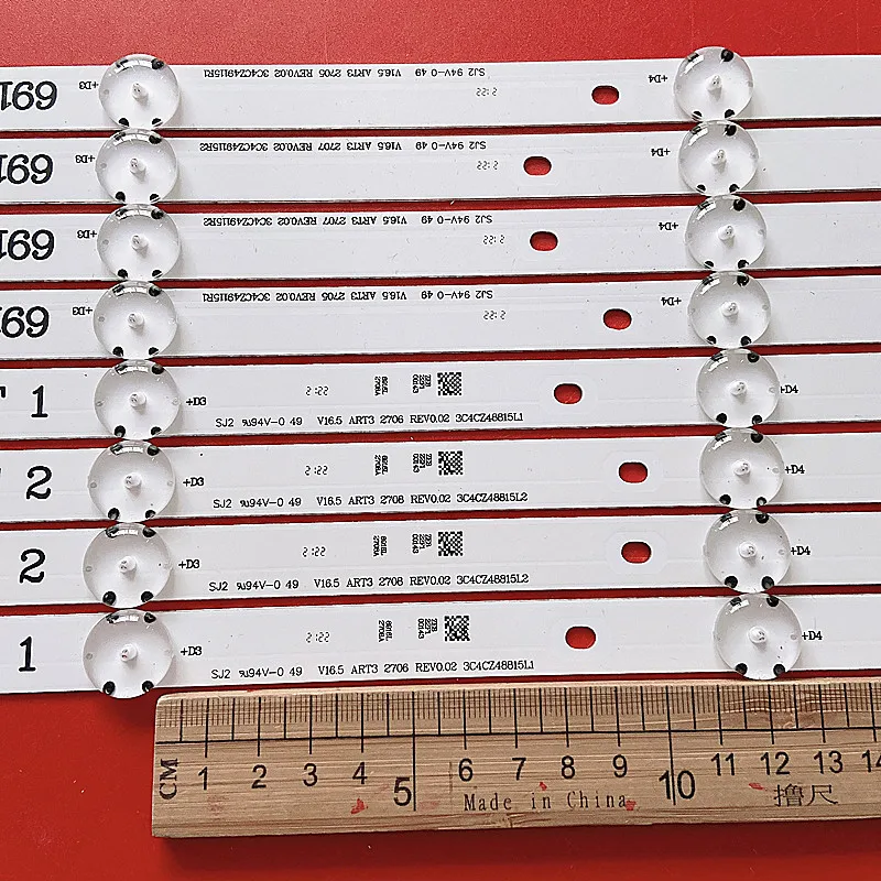5 комплектов = 40 шт. светодиодных лент для подсветки LG 49LH5100 49LH5700 49LH510V 49LJ510M 49LH570A