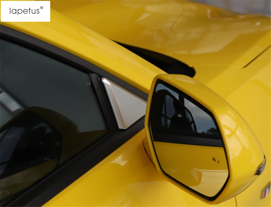 Lapetus аксессуары для Chevrolet Camaro столб A окно передняя дверь треугольная оправа формовочная крышка комплект отделка 2 шт