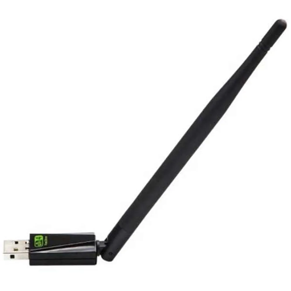 USB wi fi адаптер с бесплатным драйвером 11n 5dBi антенна 150 мбит/с компьютерная сетевая