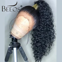 curly 360 lace frontal wig water wave lace front wig human hair wigs deep curly glueless brazilian 150 density pre plucked