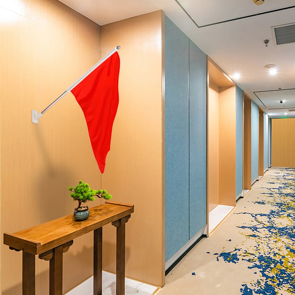 

Flag Pole Mount Bracket Wall Holder Rack Base Adhesive Flagpole Wall Stand