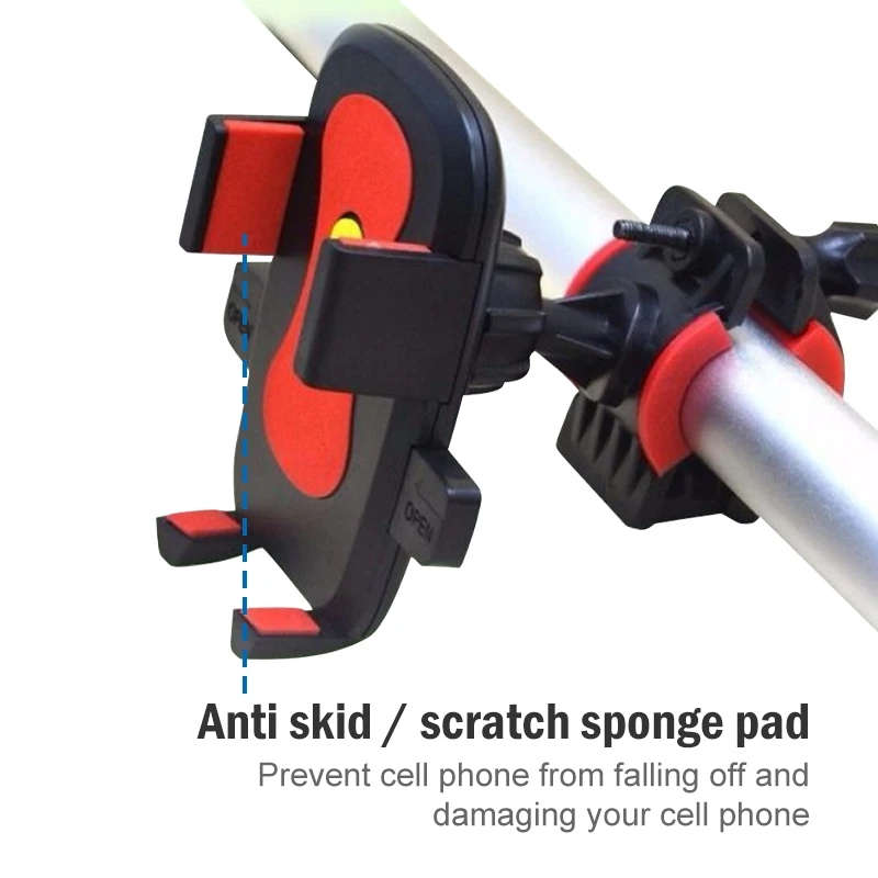 Велосипедный спорт Универсальный силиконовый автомобиль мобильный телефон