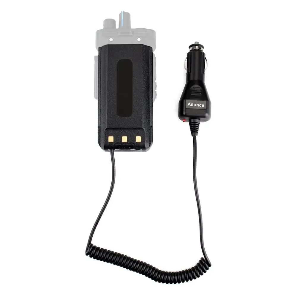 Черный автомобиль Зарядное устройство Батарея Элиминатор 12V 24V для Ailunce HD1/Retevis RT29