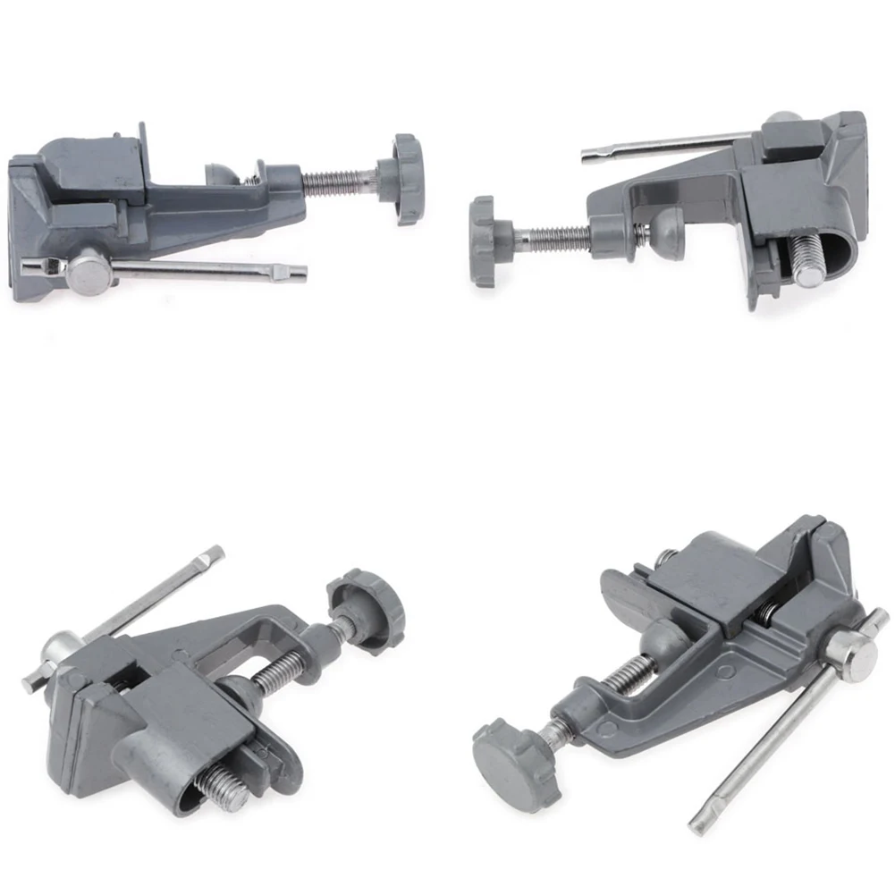 Настольные тиски из алюминиевого сплава винтовые мини зажим для всасывания