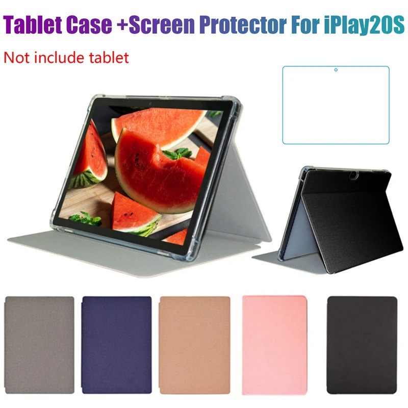 

Tablet Case+Screen Protector for ALLDO IPlay20S 10.1 Inch PU Leather Case Tablet Stand for IPlay 20S