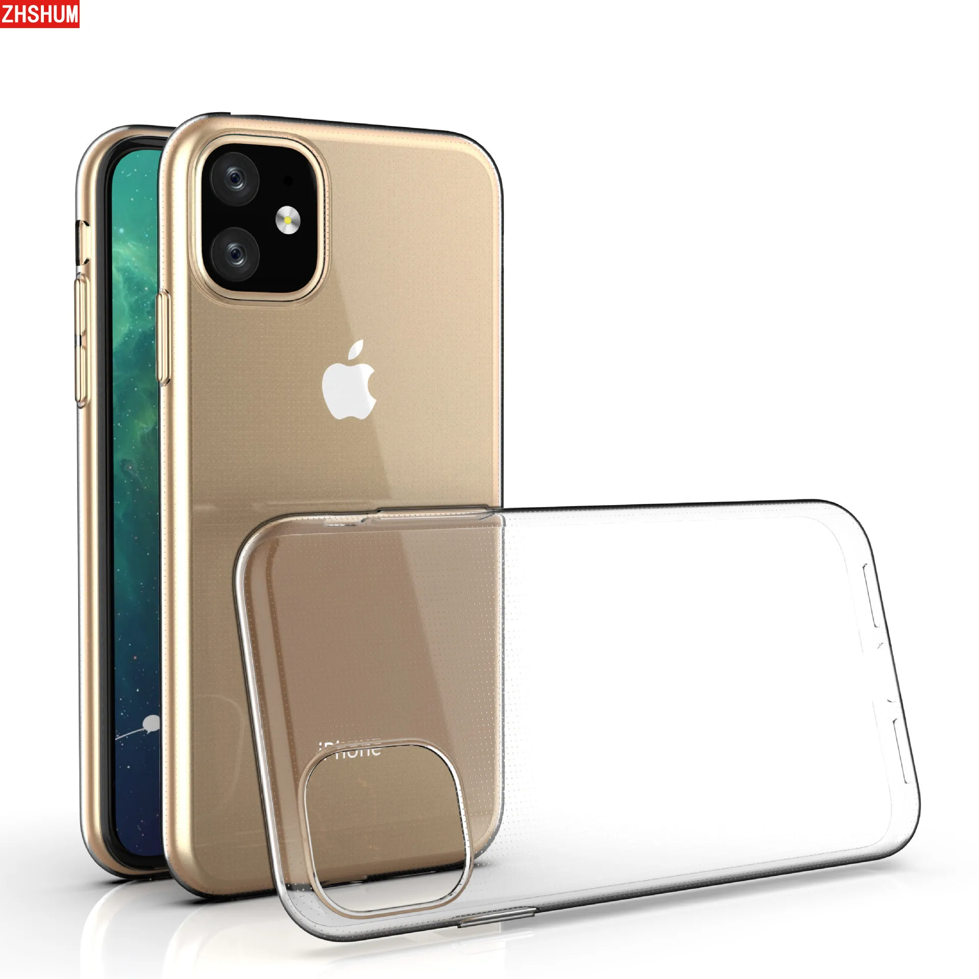 Soft Clear Ultra-thin Silicone Case for Iphone 11 Pro Max Back Cover Full Protection Bumper House XI Fundas |