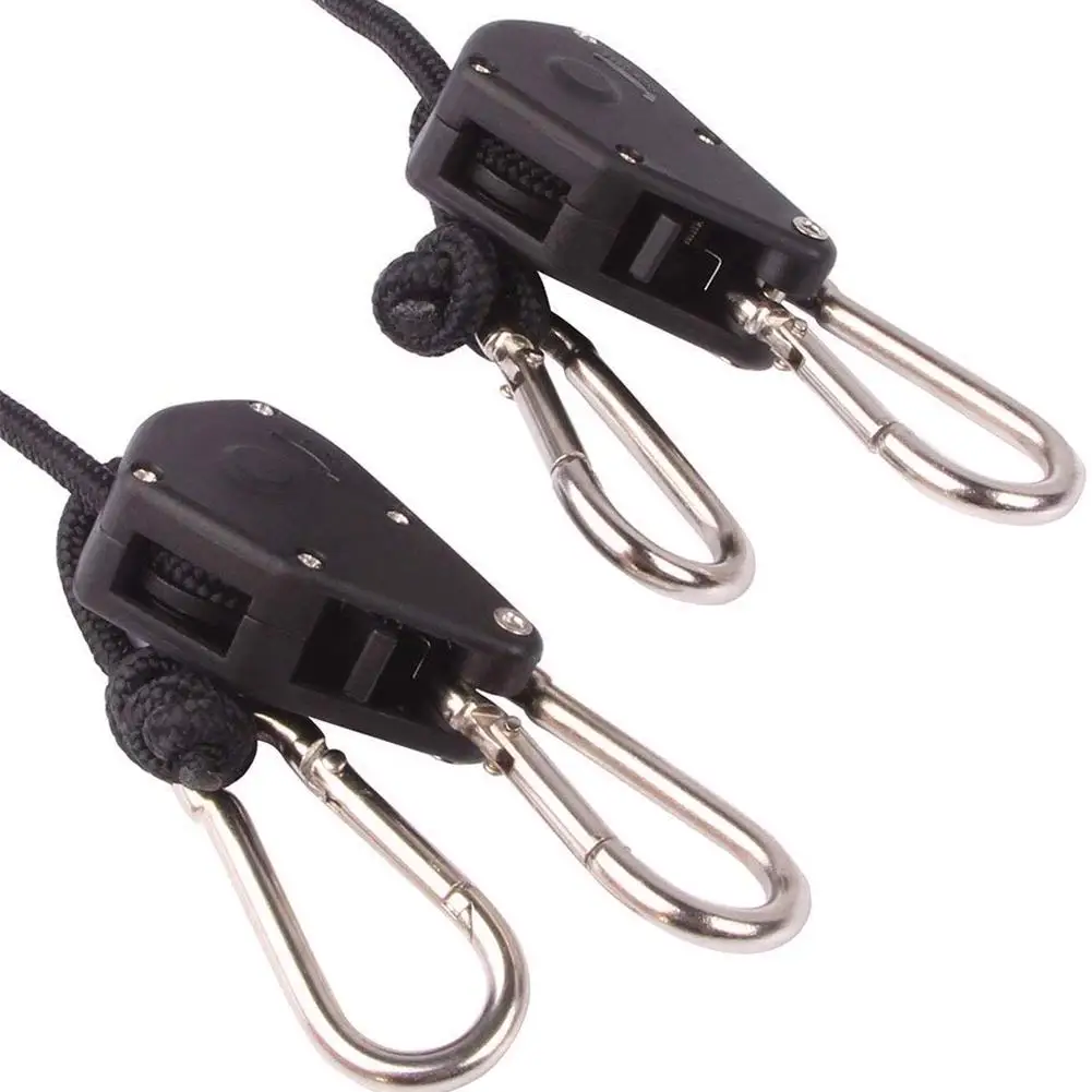 1/2 пара/лот регулируемая веревочная вешалка с зажимом усиленная металлическая