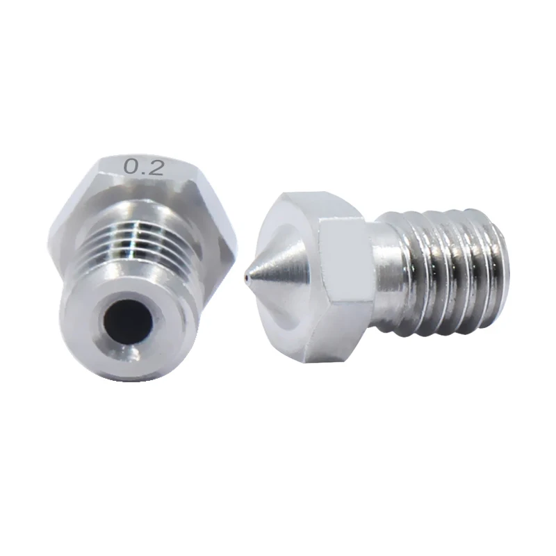 

Anet E3D V5 V6 Stainless Steel Nozzle M6 Thread Nozzles 3D Printer Part 0.2/0.3/0.4/0.5/0.6/0.8/1.0mm For 1.75mm/3mm Filamen