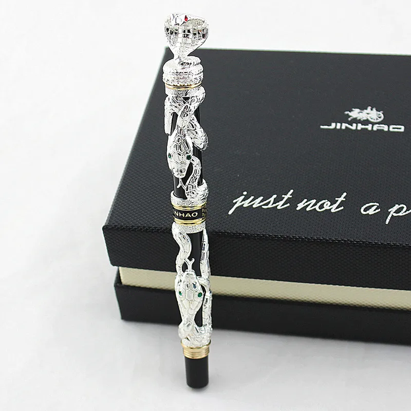 

Jinhao винтажная перьевая ручка с двойным драконом