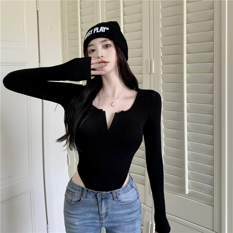 Женские сексуальные трикотажные боди женские эластичные облегающие стринги с