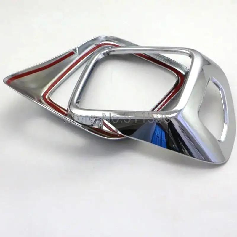 Fit For Jeep Renegade 2015 2016 ABS Chrome Rear Taillight Tail Light lamp Cover Trim tail Lamp Hoods Car Accessories 2pcs | Автомобили и