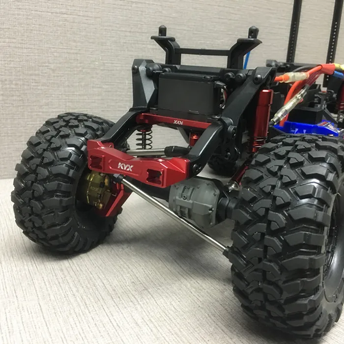 KYX Racing Алюминиевый кронштейн переднего бампера, запчасти и аксессуары для RC-краулера Traxxas TRX-4 TRX4.