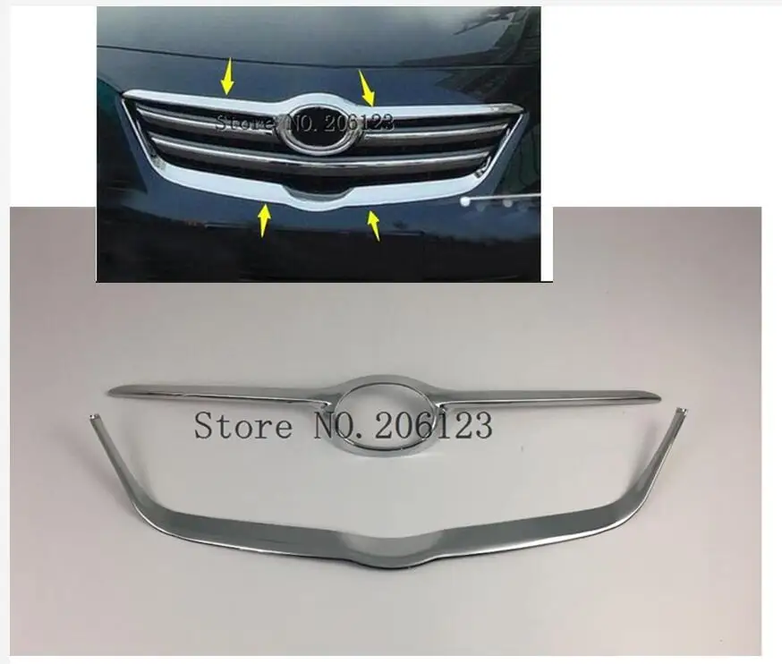 Передняя решетка для Toyota Corolla Altis 2007 2008 2009 2010 ABS|Хромирование| |