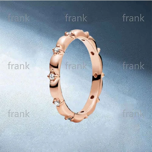 

188791C01 Rose Flower Petals Band Ring