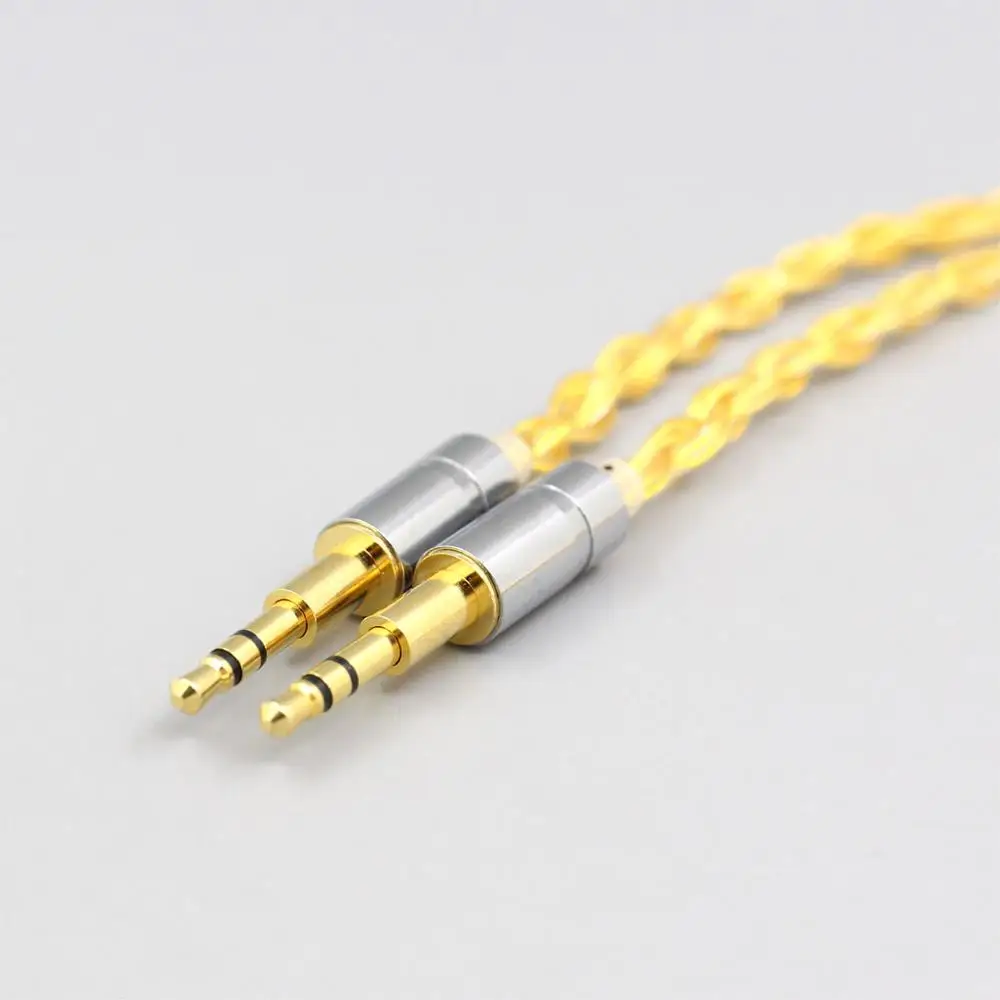 

LN007382 16 Core OCC Gold Plated Braided Earphone Cable For Nighthawk Monoprice M650 Monolith M1060 M1060C M565 M565 headphone