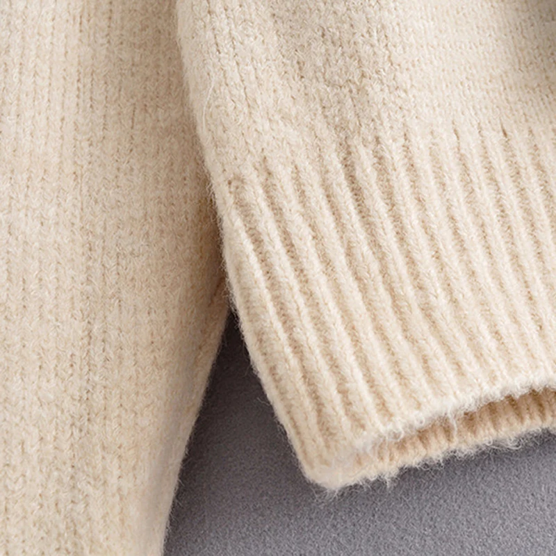 

Women Fashion Solid Pullover Sweater Knitted Bow Tie Decorate Stylish Ladies Tops Long Sleeve Jumper Warm Soft Sweaters Female
