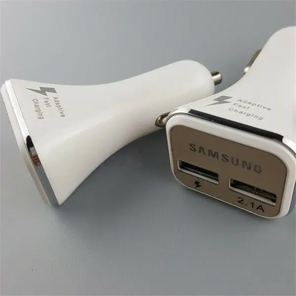 Фото Оригинальное автомобильное зарядное устройство Samsung со светодиодной подсветкой Оригинальное автомобильное зарядное устройство Samsung со светодиодной подсветкой