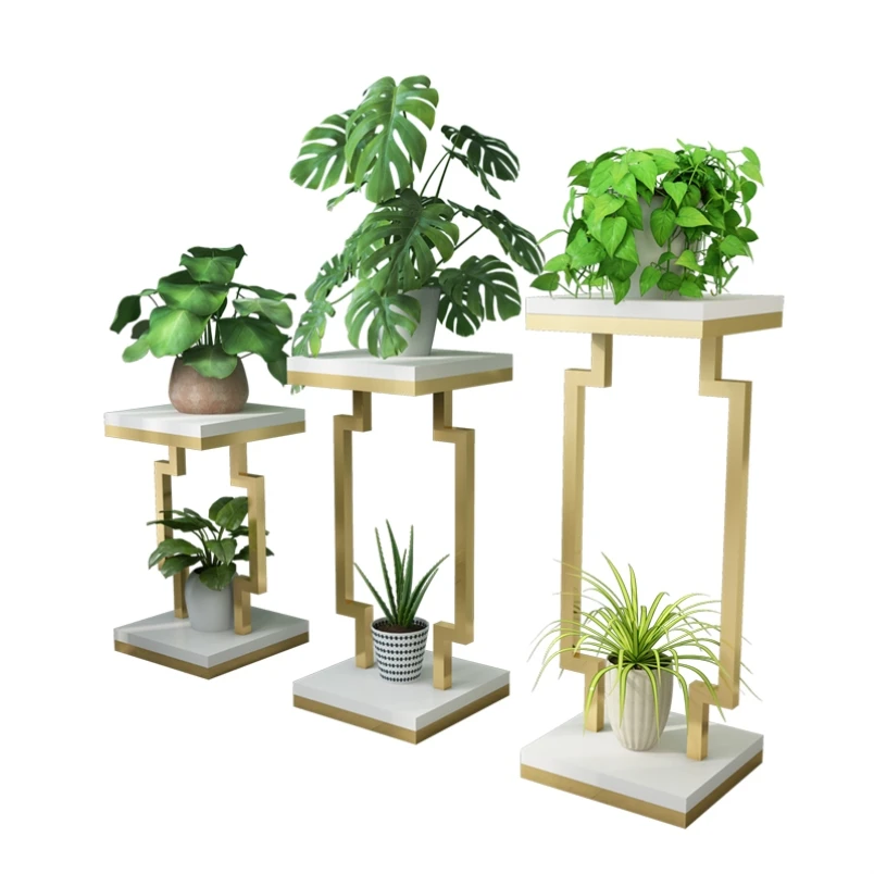 Скандинавская Кованая подставка для цветов многоуровневый стеллаж горшков с