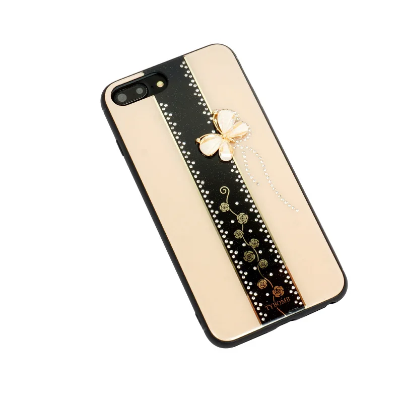 Новая оправа для телефона с кристаллами и бриллиантами чехол iPhone 6 7 8 plus X XS XR MAX