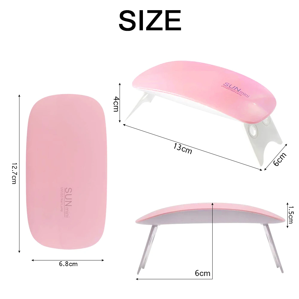 Лампа для сушки гель-лака ногтей 6 Вт | Красота и здоровье