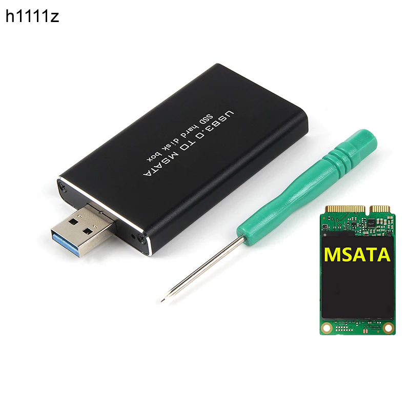 MSATA к USB 5 Гбит/с 3 0 mSATA SSD корпус USB3.0 чехол адаптер жесткого диска M2 Внешний HDD