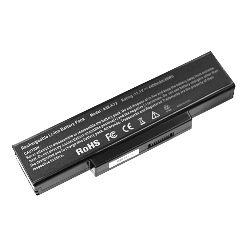 Аккумулятор ApexWay для ноутбука 10 8 В 4400 мАч ASUS A72 A72F K73E K73J K73S K73SV n73sv A72DR A72JK A72JR K72 K72Y N73v |