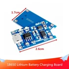Официальная зарядная плата DOIT 5 в Micro USB 1A 18650 для литиевых батарей, размер 2,6 см * 1,7 см, с модулем зарядного устройства для защиты