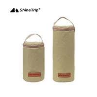 1pc outdoor camping gas tank storage bag butane gas canister bottle protective cover outdoor stove accessories