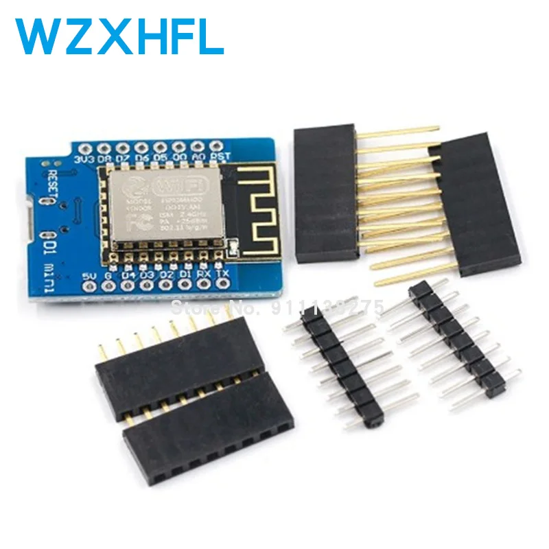 Мини-плата макетная ESP8266 ESP-12 ESP12F CH340G CH340 V2 USB WeMos D1, WIFI, NodeMCU Lua IOT плата 3,3 В с контактами