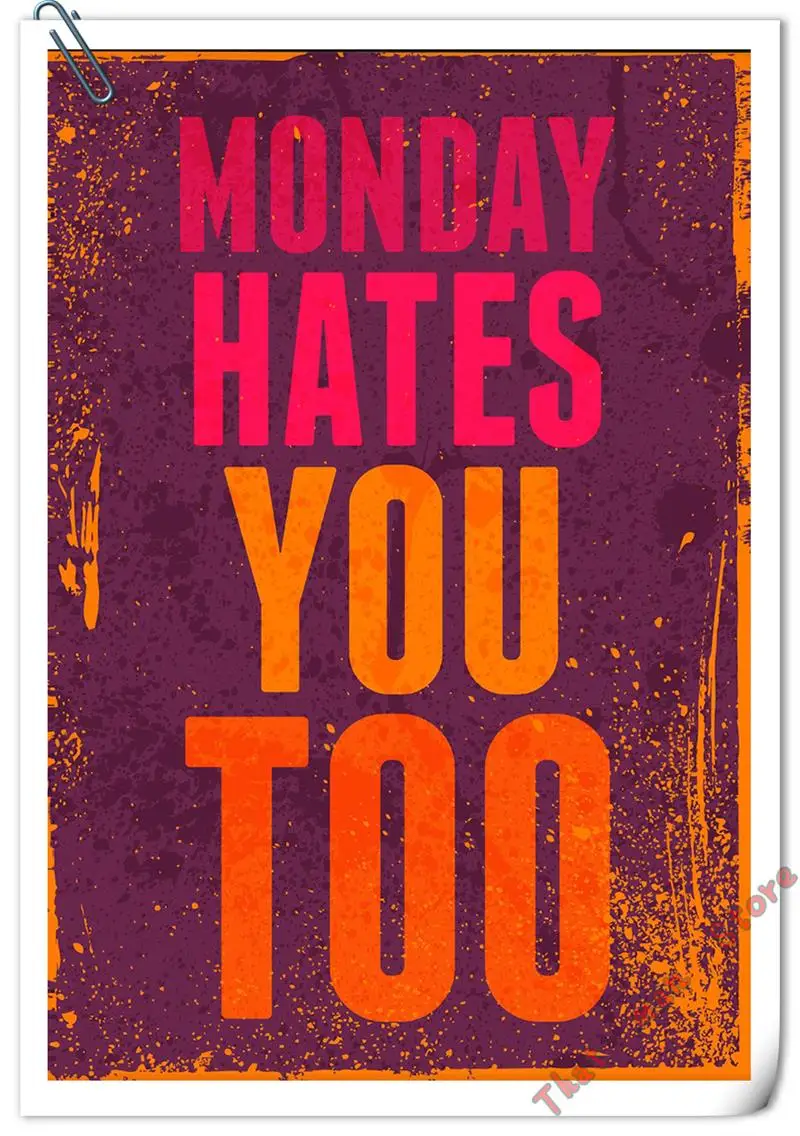 Современный красочный постер с надписями на тему искусства Настенная картина