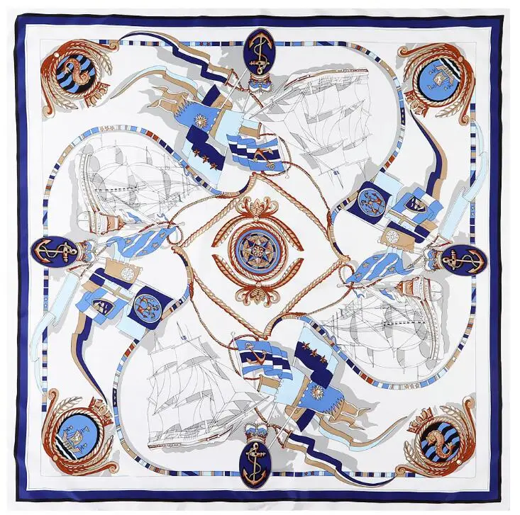 Платок женский Шелковый большой 2020 см 130 |