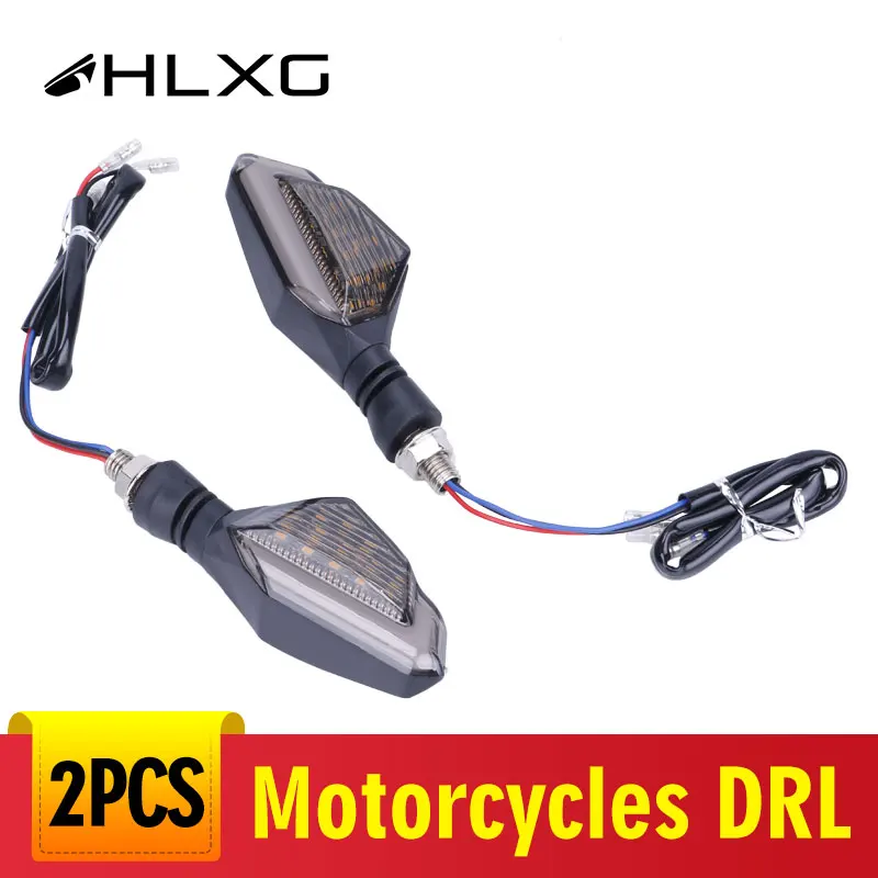 2 шт. сигнал поворота DRL Белый Янтарный Синий Красный для Suzuki M109R bmw f800r honda msx 125 yamaha