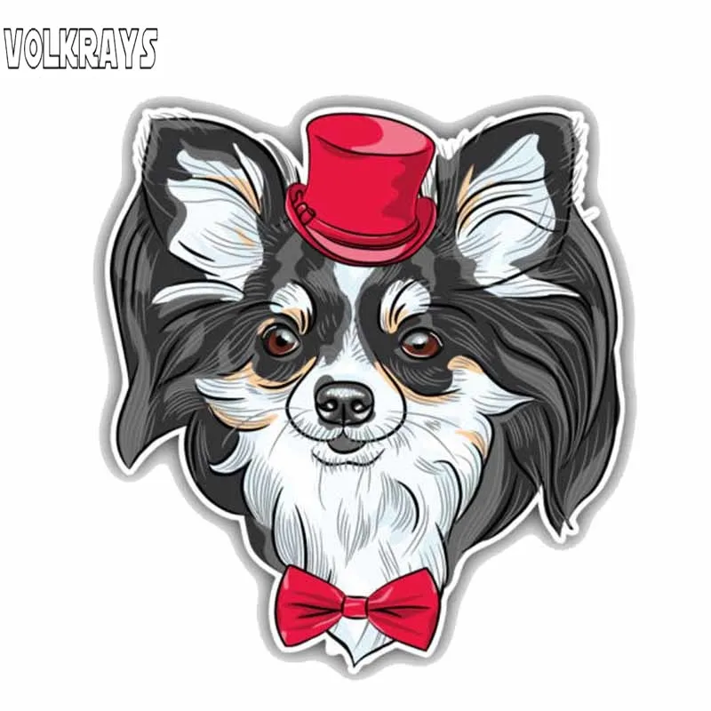 Забавная Автомобильная наклейка Volkrays хипстер чихуахуа собака животные
