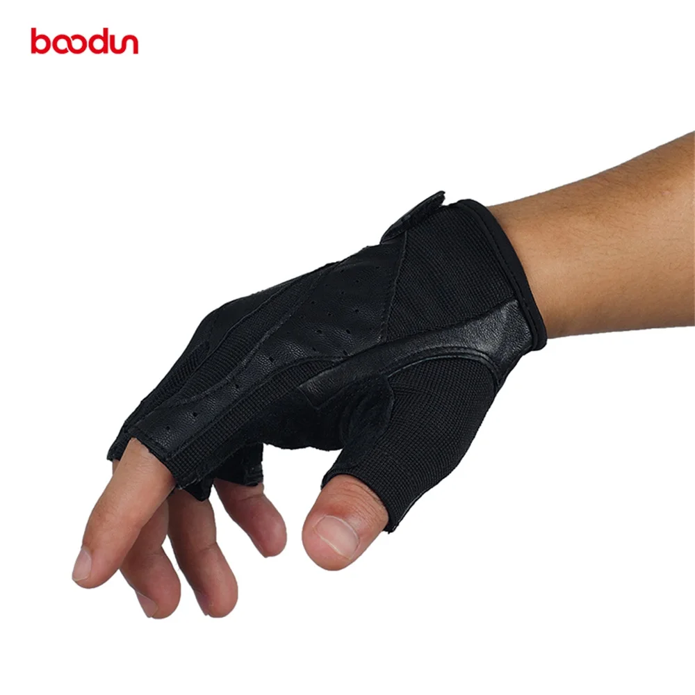 Перчатки для фитнеса Boodun из свиной шкуры перчатки тренажерного зала Mtb