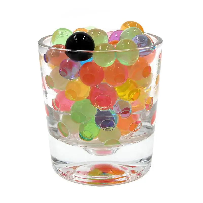 100 шт. прозрачные/синие/фиолетовые гидрогелевые шарики мечты мягкий Хрустальный