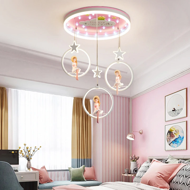 Современная светодиодная детская люстра креативное украшение мультяшное