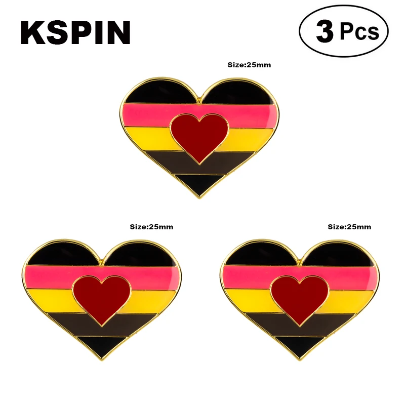 Асексуальные броши на лацкан в форме сердца значок с флагом брошь значки |