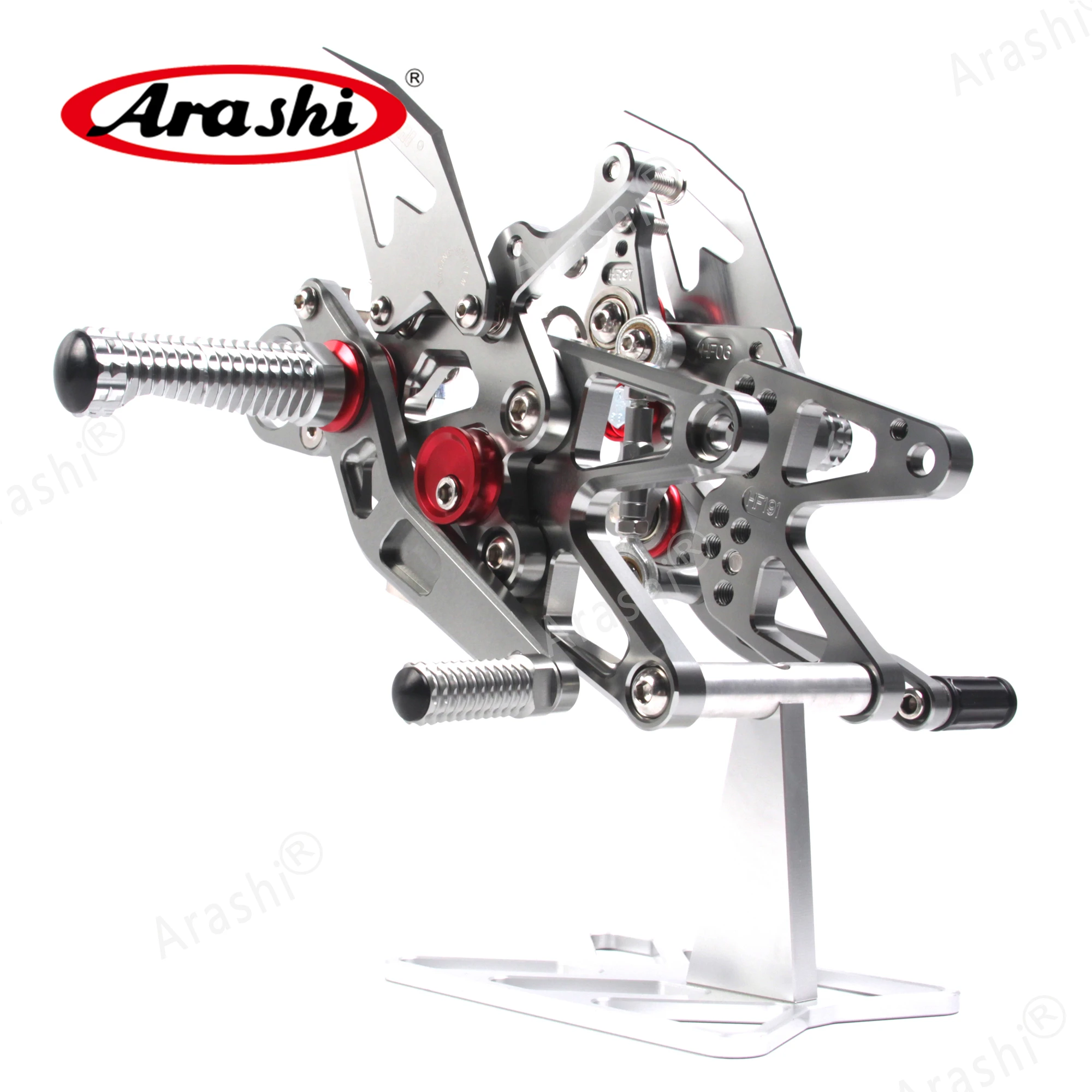 Подножки для мотоцикла Arashi CNC Регулируемые подножки BMW S1000R S1000 S 1000 R 2013 2014 2015